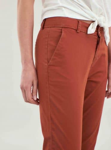 Купить Брюки Piazza Italia повседневные, красно-оранжевые по низкой цене