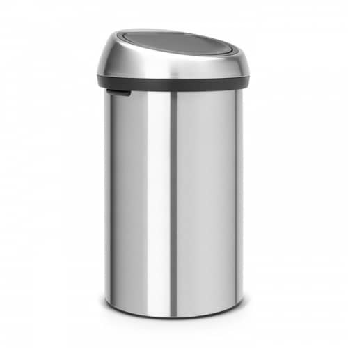 Купить Бак Brabantia Touch Bin New мусорный, стальной матовый, 60 л по низкой цене