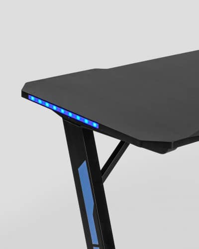 Купить Стол геймерский TopChairs Arena LED черный по низкой цене