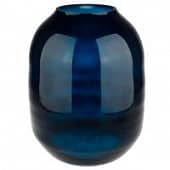 Купить Ваза Эвис Вольга-2 Радуга темно-синяя, 34,5 см по низкой цене