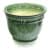 Купить Горшок для цветов с поддоном d25 см Мирида зеленый по низкой цене