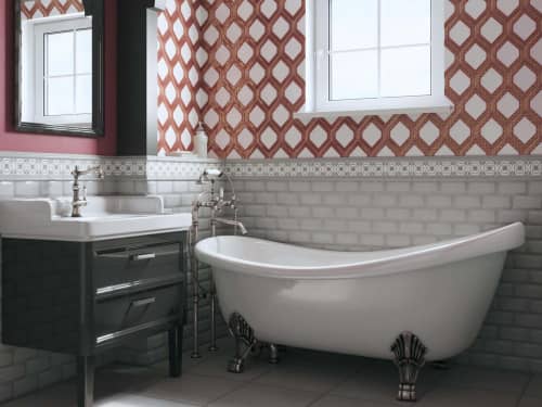 Купить Плитка Kerama Marazzi Клемансо 16056 розовый, грань 7.4х15 см по низкой цене