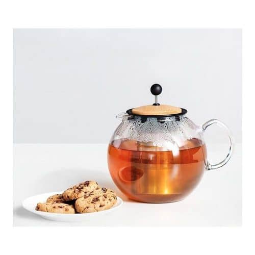 Купить Чайник Bodum Assam заварочный с фильтром, пробковый 1 л по низкой цене