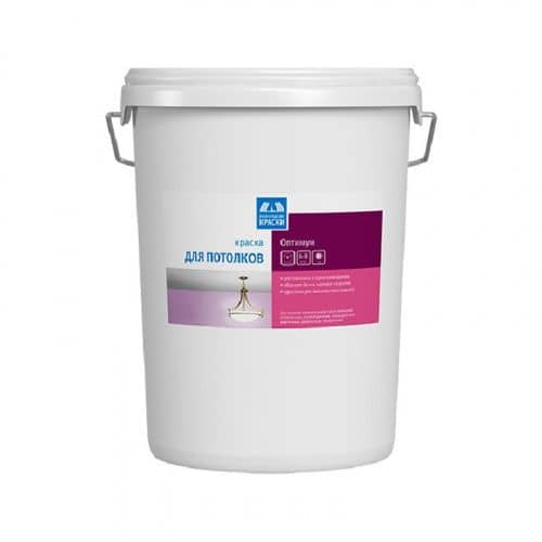 Купить Краска Ленинградские краски Оптимум для потолка в/д 25 кг (16,6 л) по низкой цене