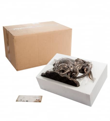 Купить Статуэтка Veronese Слон с детенышем WS-772 по низкой цене