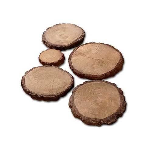 Купить Плитка Интеркам тротуарная деревянные круги 400 мм по низкой цене