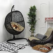 Купить Кресло Lunar Black подвесное по низкой цене