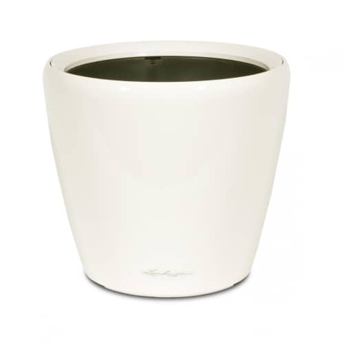 Купить Кашпо Lechuza Classico LS Complete white high gloss 43x40 см по низкой цене