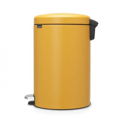 Купить Бак Brabantia newicon мусорный, минерально-горчичный, 20 л по низкой цене