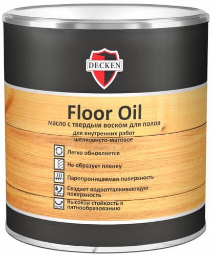 Купить Масло DECKEN Floor Oil бук для всех типов деревянных полов по низкой цене