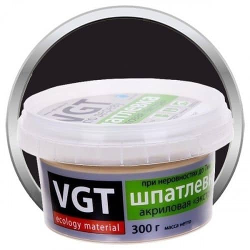 Купить Шпатлевка VGT акриловая по дереву Экстра Венге 0,3 кг по низкой цене