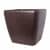 Купить Кашпо Lechuza Quadro LS Complete espresso metallic 43x43x40 см по низкой цене