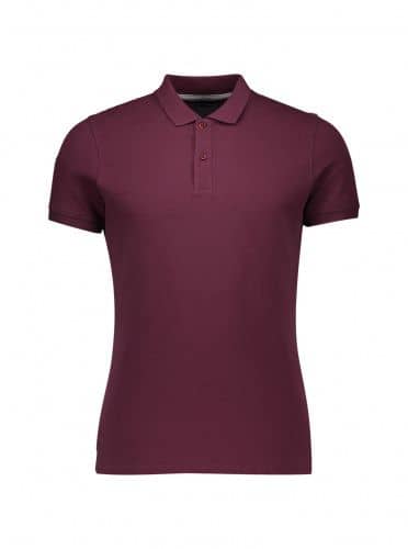Купить Футболка-поло Piazza Italia бордовая по низкой цене