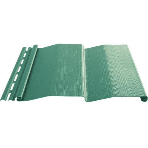 Купить Сайдинг Tecos Ardennes Корабельный брус Изумруд, виниловый, 3660х230 мм для наружной отделки дома по низкой цене