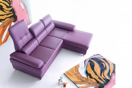 Купить Диван Gala Collezione Yuppie угловой в натуральной коже по низкой цене