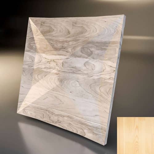 3D панель стеновая Relieffo Cover (Сосна) Д015С 600х600х30 мм