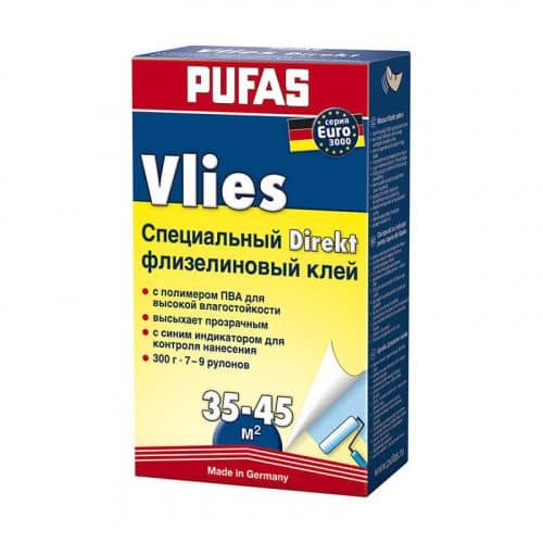Клей для обоев PUFAS Euro 3000 Vlies Direkt флизелиновый