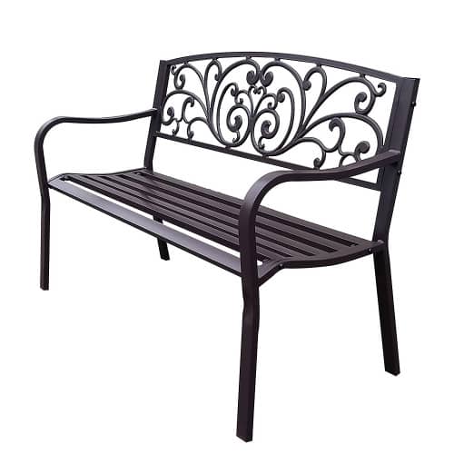 Купить Садовая скамейка 128х60х85 см по низкой цене