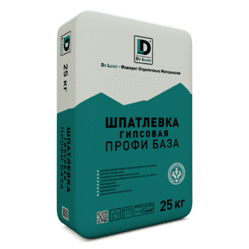 Купить Шпатлевка De Luxe Профи База гипсовая 25 кг по низкой цене