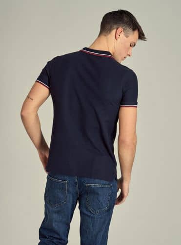 Купить Футболка-поло Piazza Italia с вышивкой черная по низкой цене