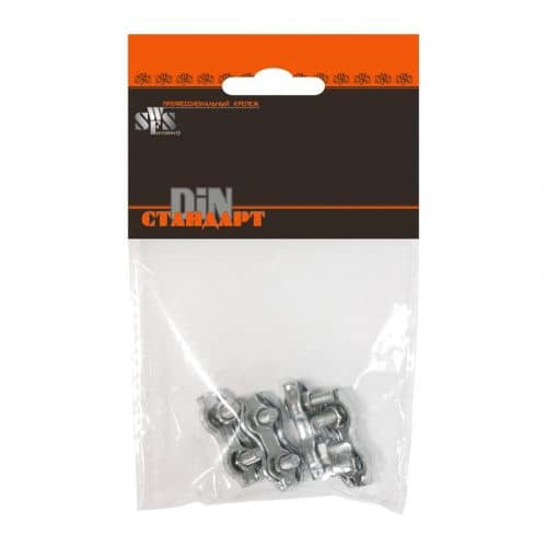 Купить Зажим троса Duplex M6 (2 шт) пакетик по низкой цене