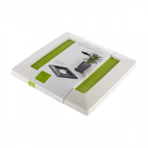 Купить Подставка Lechuza Сubico Premium Coaster 30 White для кашпо по низкой цене