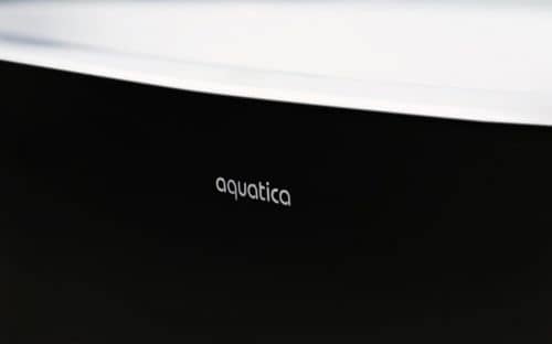 Купить Ванна Viva Lusso Coletta каменная, отдельностоящая, черно-белая по низкой цене