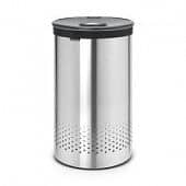 Купить Бак Brabantia для белья с пластиковой крышкой, стальной матовый, 60 л по низкой цене