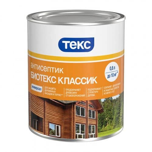 Купить Антисептик ТЕКС Биотекс Классик Универсал махагон 0,8 л по низкой цене