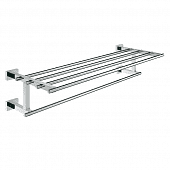 Купить Полотенцедержатель Grohe Essentials Cube с полкой 40512001 по низкой цене