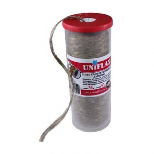 Купить Нить Uniflax, сантехническая, льняная, 110 м по низкой цене