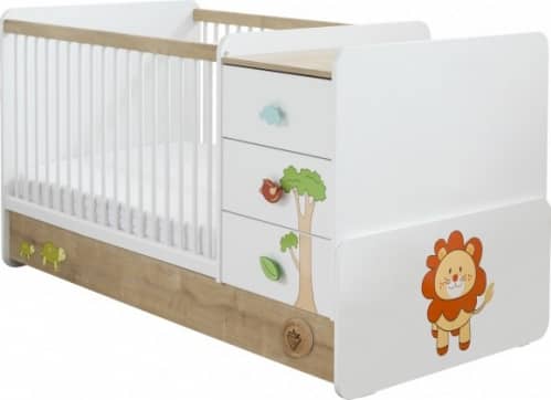 Купить Кровать-трансформер Cilek Safari Natura, 75х114/75х160 см по низкой цене