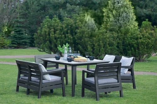 Купить Комплект садовой мебели Keter Delano set со столом Lima table 160 см по низкой цене