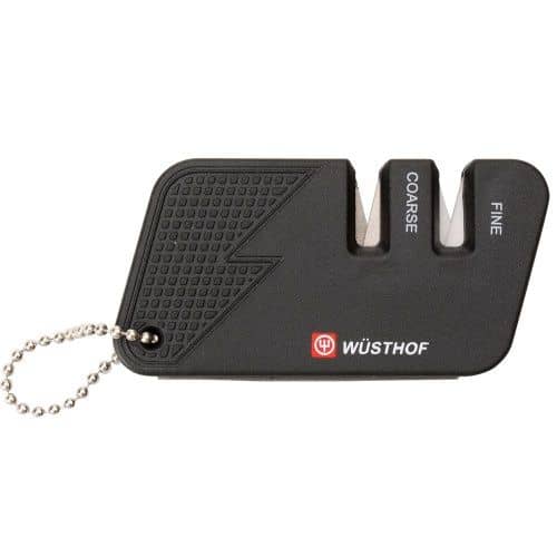 Купить Точилка Wüsthof Knife sharpeners двухуровневая, карманная, цвет черный по низкой цене