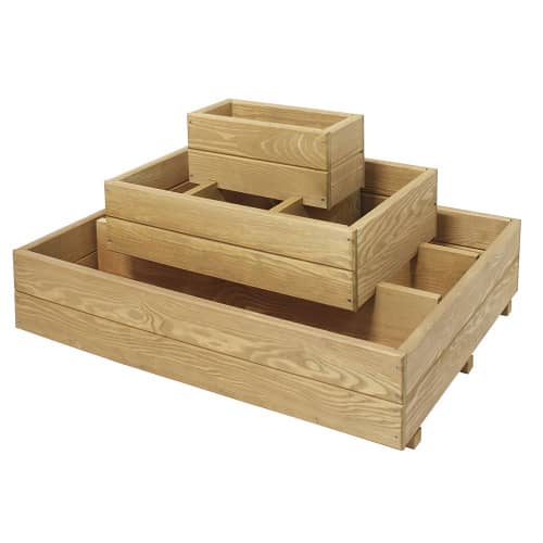 Купить Клумба 3-х уровневая 78х58х40 см 180 литров по низкой цене