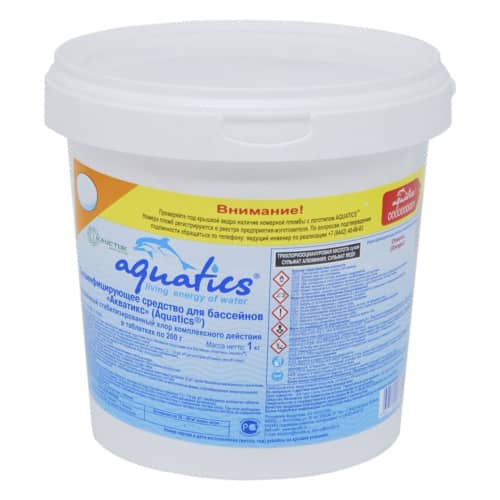 Купить Дезинфицирующее средство медленный стабилизированный хлор комплексного действия 1 кг по низкой цене