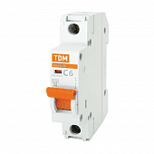 Купить Автоматический выключатель TDM electric ВА 47-29 4,5 кА С 6А 1П по низкой цене