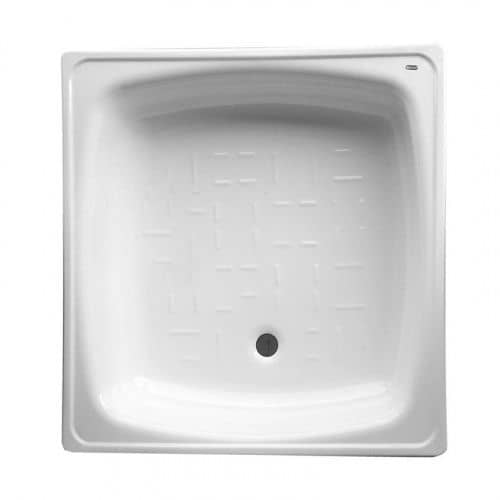 Купить Поддон  Классик, стальной, рифленный, эмалированный, 800x800 мм по низкой цене