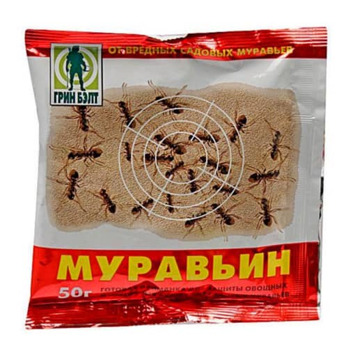 Купить Средство от муравьев МУРАВЬИН Грин Бэлт 10 г по низкой цене