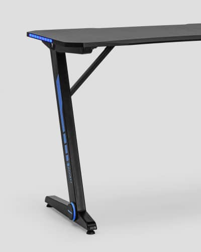 Купить Стол геймерский TopChairs Arena LED черный по низкой цене