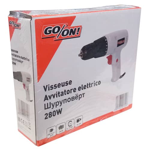 Купить Дрель-шуруповерт GO/ON! JP8231 сетевая 280 Вт по низкой цене