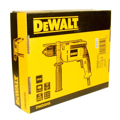 Купить Дрель ударная DeWalt DWD024S, 701 Вт по низкой цене