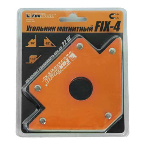 Купить Угольник для сварки магнитный FIX-4 FoxWeld по низкой цене