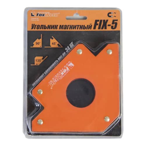Купить Угольник для сварки магнитный FIX-5 FoxWeld по низкой цене