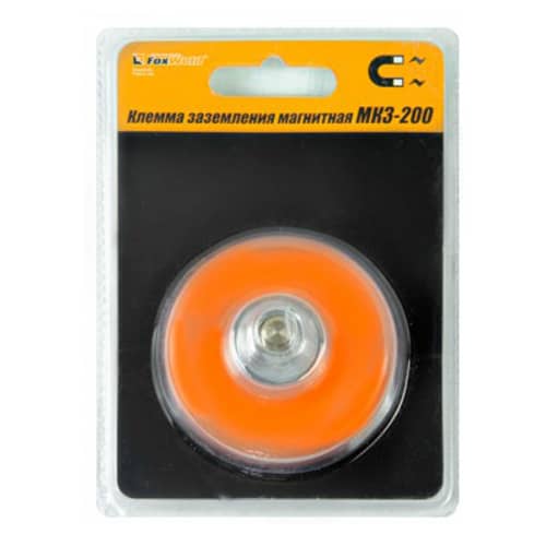 Купить Клемма заземления магнитная FoxWeld МКЗ-200 по низкой цене