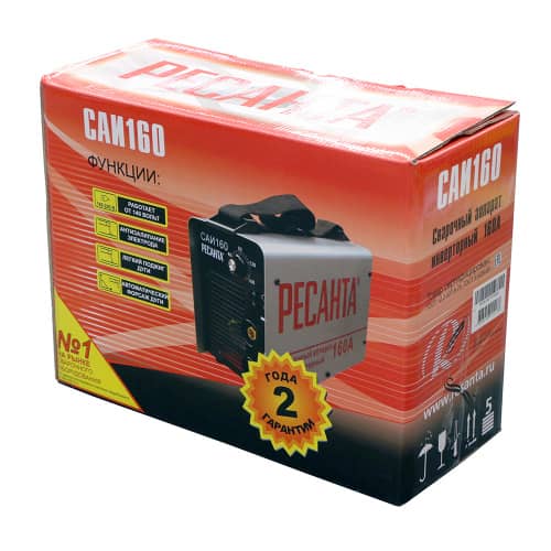 Купить Сварочный аппарат инверторный Ресанта САИ-160, 160 А по низкой цене