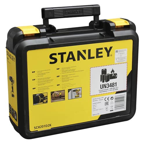 Купить Шуруповерт аккумуляторный ударный STANLEY SCH201D2K 18 В 2,0 Ач Li-lon по низкой цене