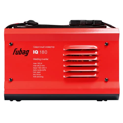 Купить Cварочный аппарат инверторный Fubag IQ 180, 180 А по низкой цене