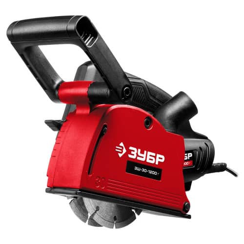 Купить Штроборез ЗУБР ЗШ-30-1200 Т 1200 Вт 125 мм по низкой цене
