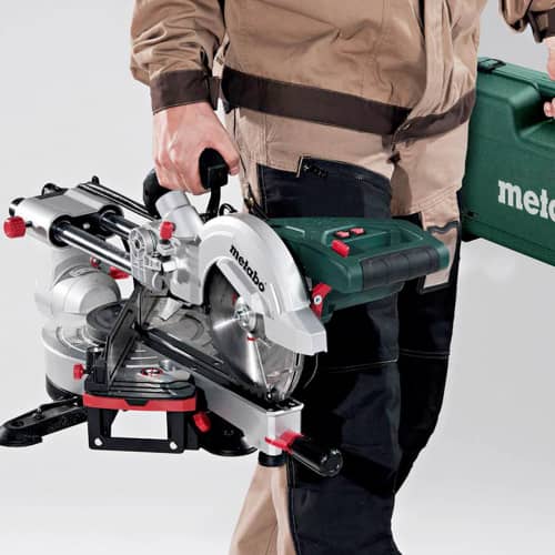 Купить Торцовочная пила с протягом Metabo KGS216M Set 1500 Вт 216 мм + 2 пильных диска по низкой цене